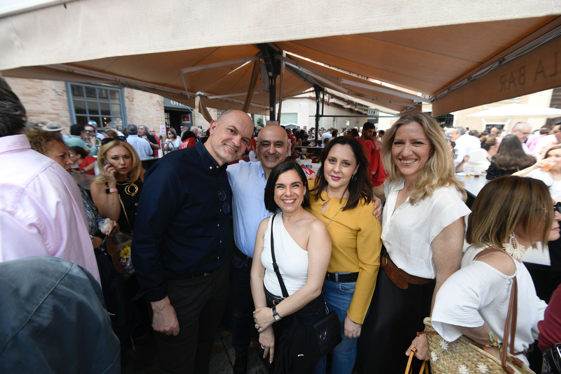 El ambiente durante los conciertos en la plaza Julián Romea, en imágenes