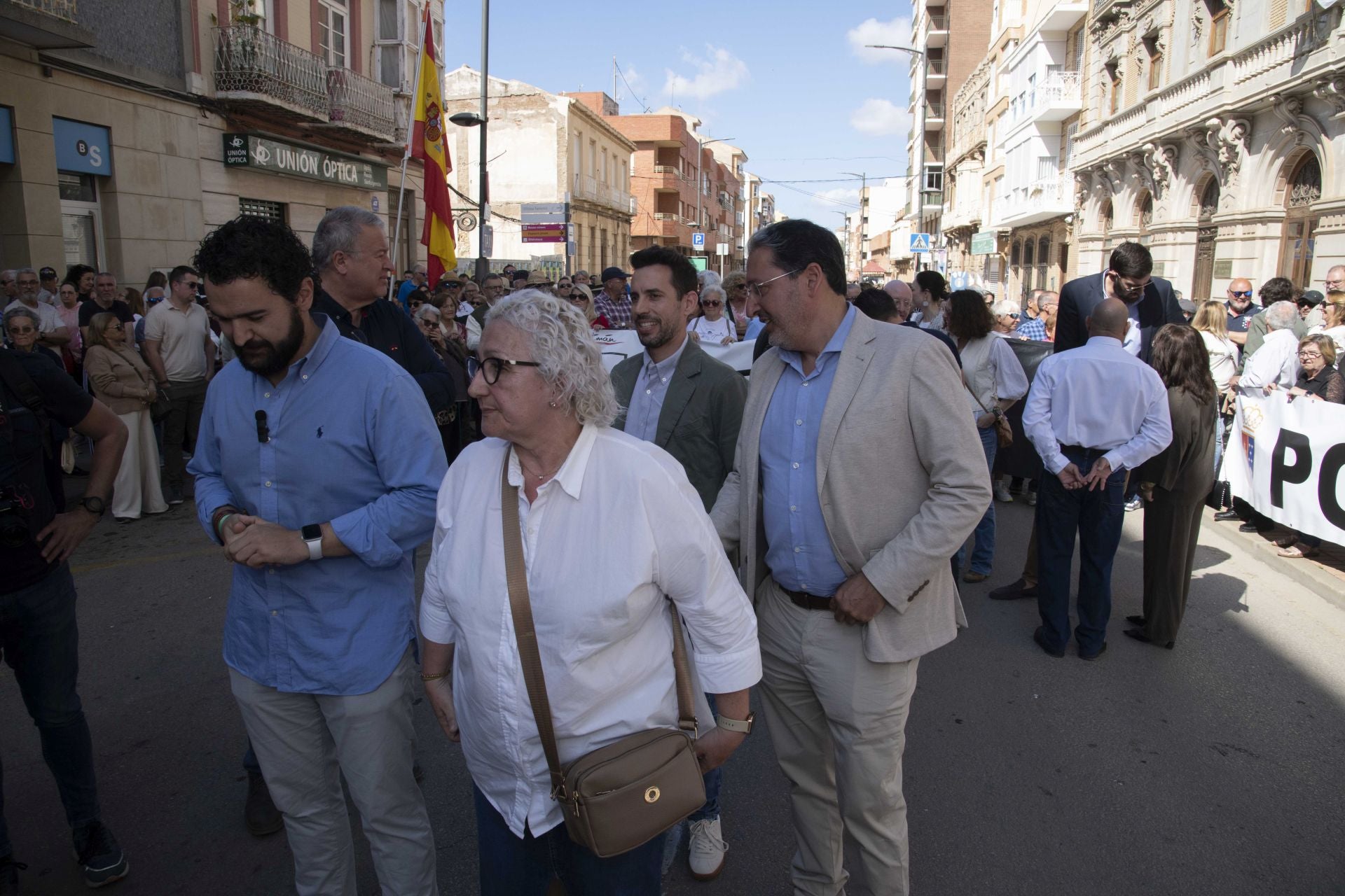 La concentración en La Unión contra el sellado de Portmán, en imágenes