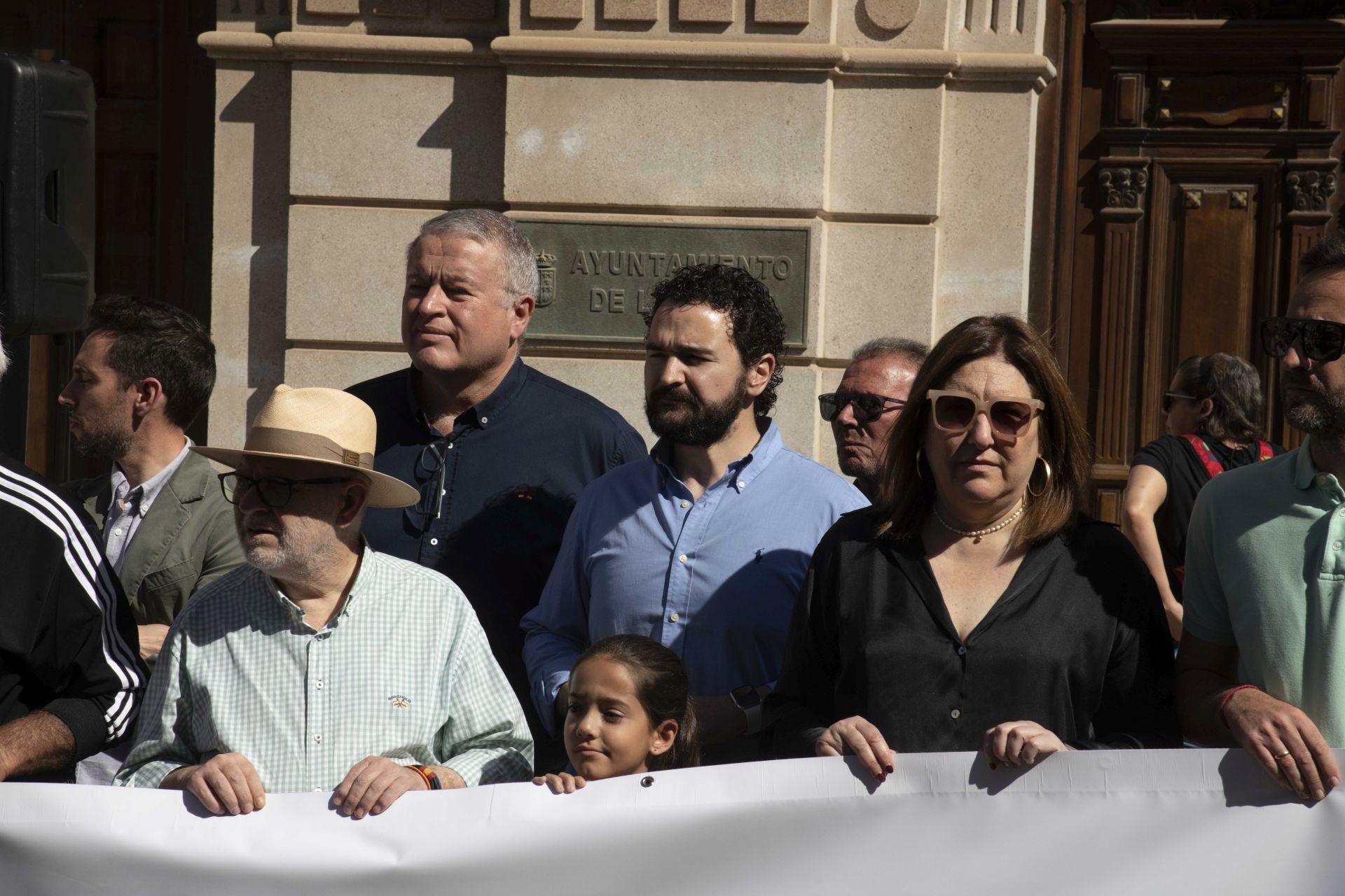 La concentración en La Unión contra el sellado de Portmán, en imágenes
