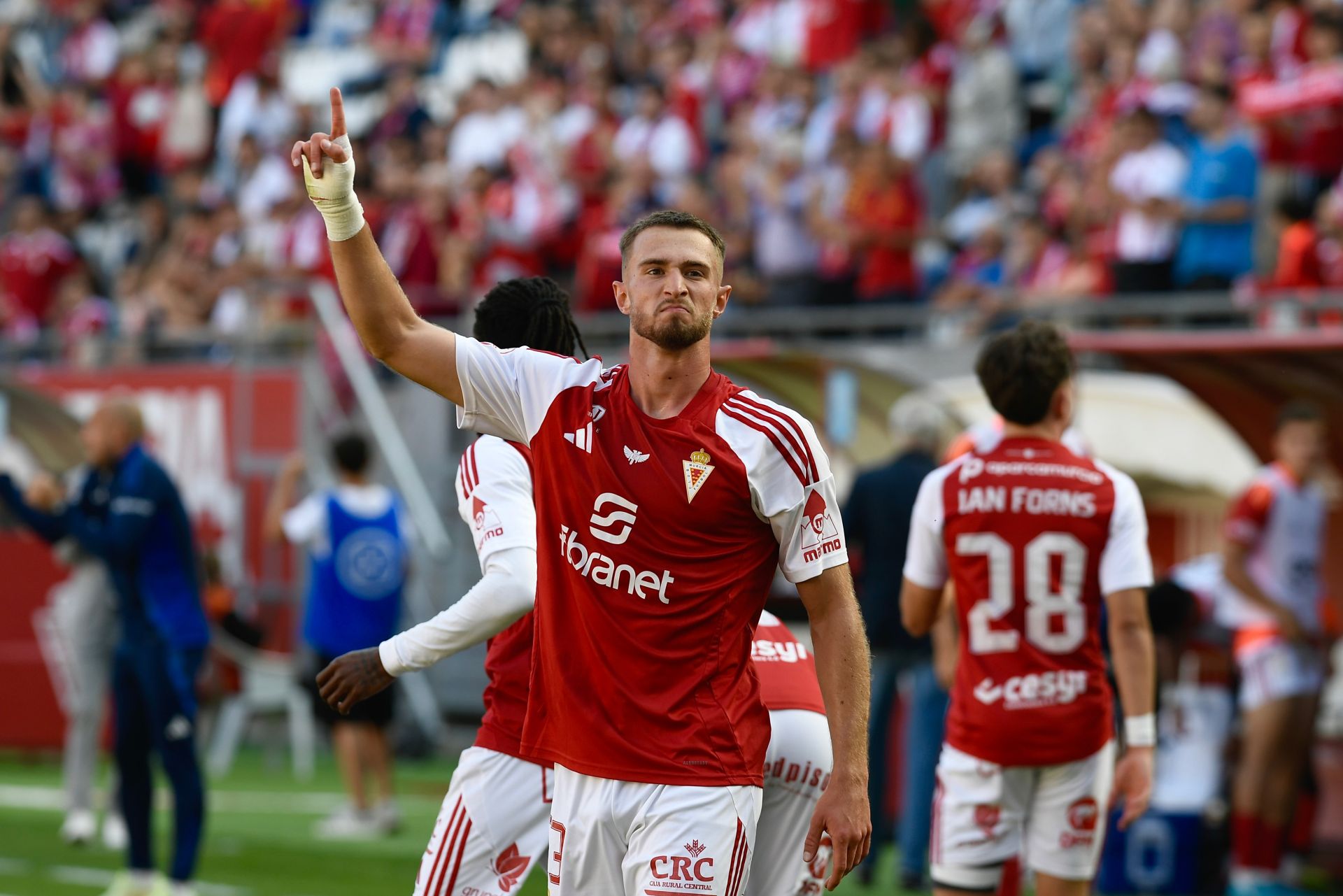 La victoria del Real Murcia frente al Villarreal B, en imágenes