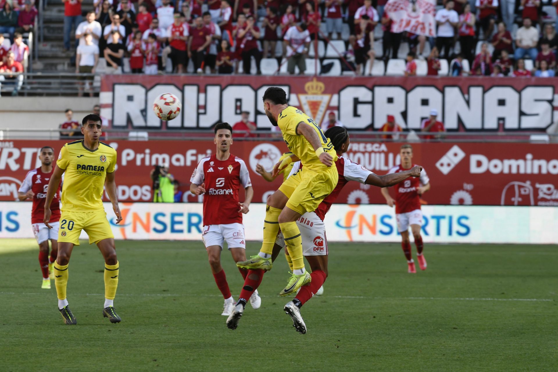 La victoria del Real Murcia frente al Villarreal B, en imágenes