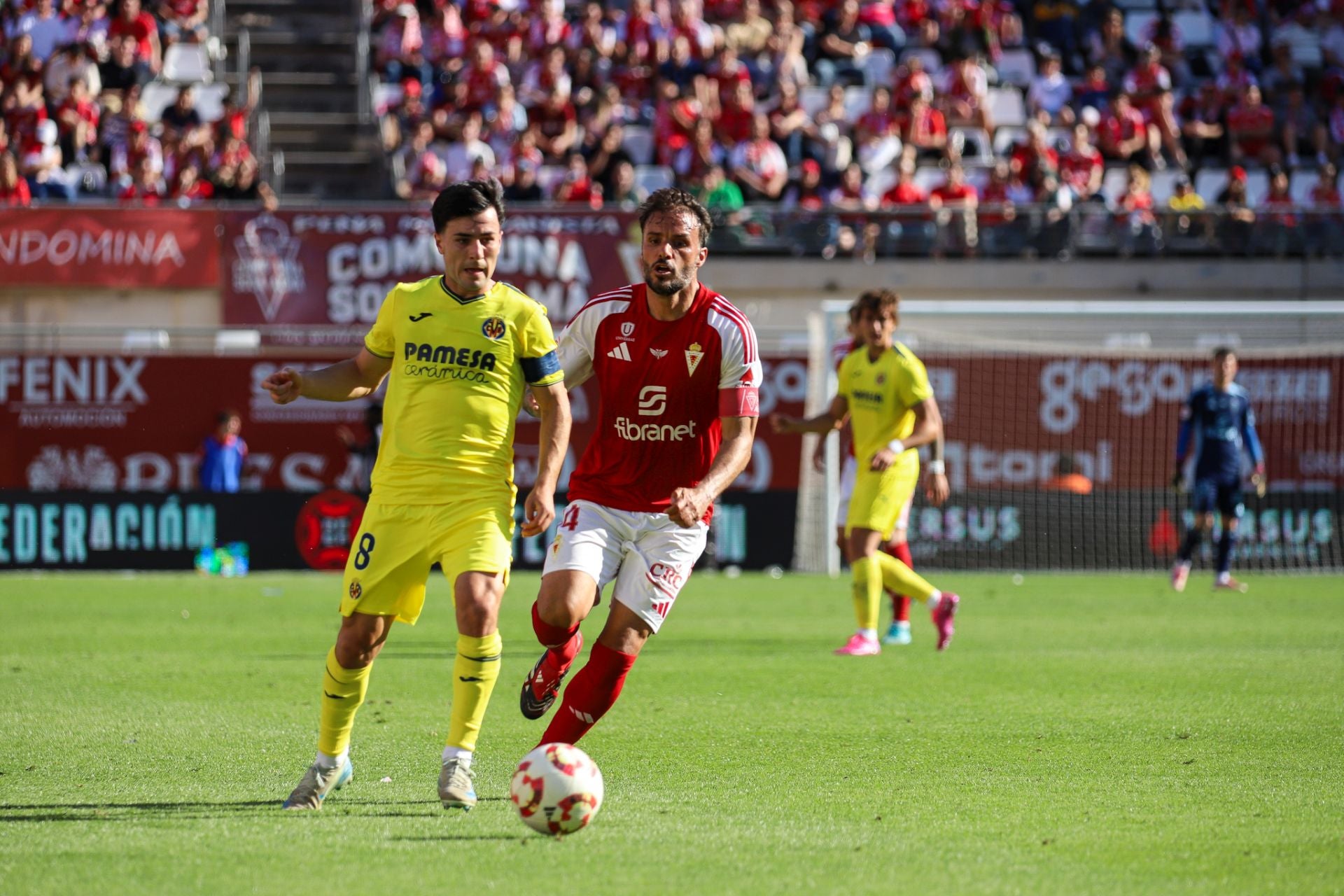 La victoria del Real Murcia frente al Villarreal B, en imágenes