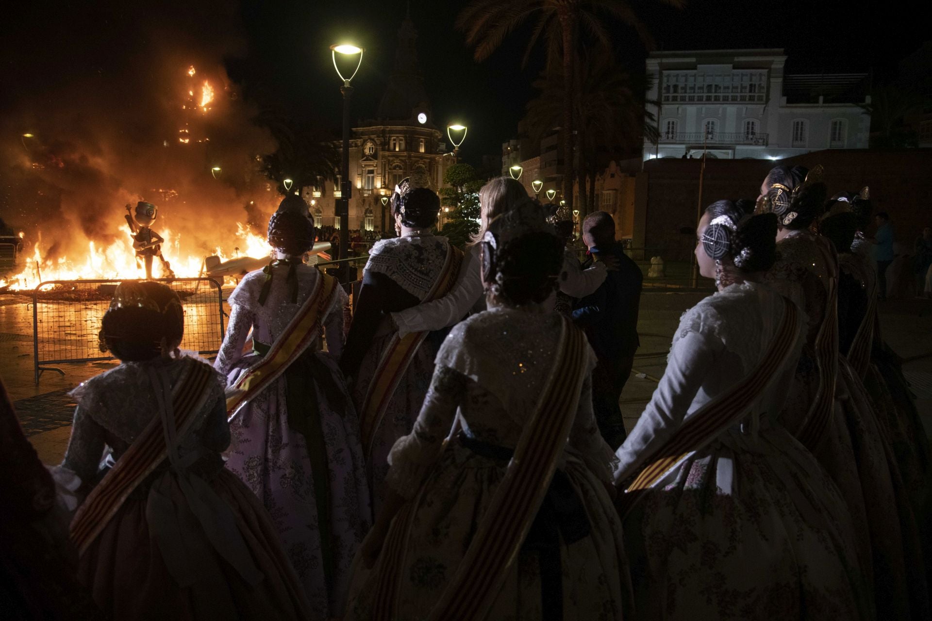 La despedida de las Fallas en Cartagena, en imágenes