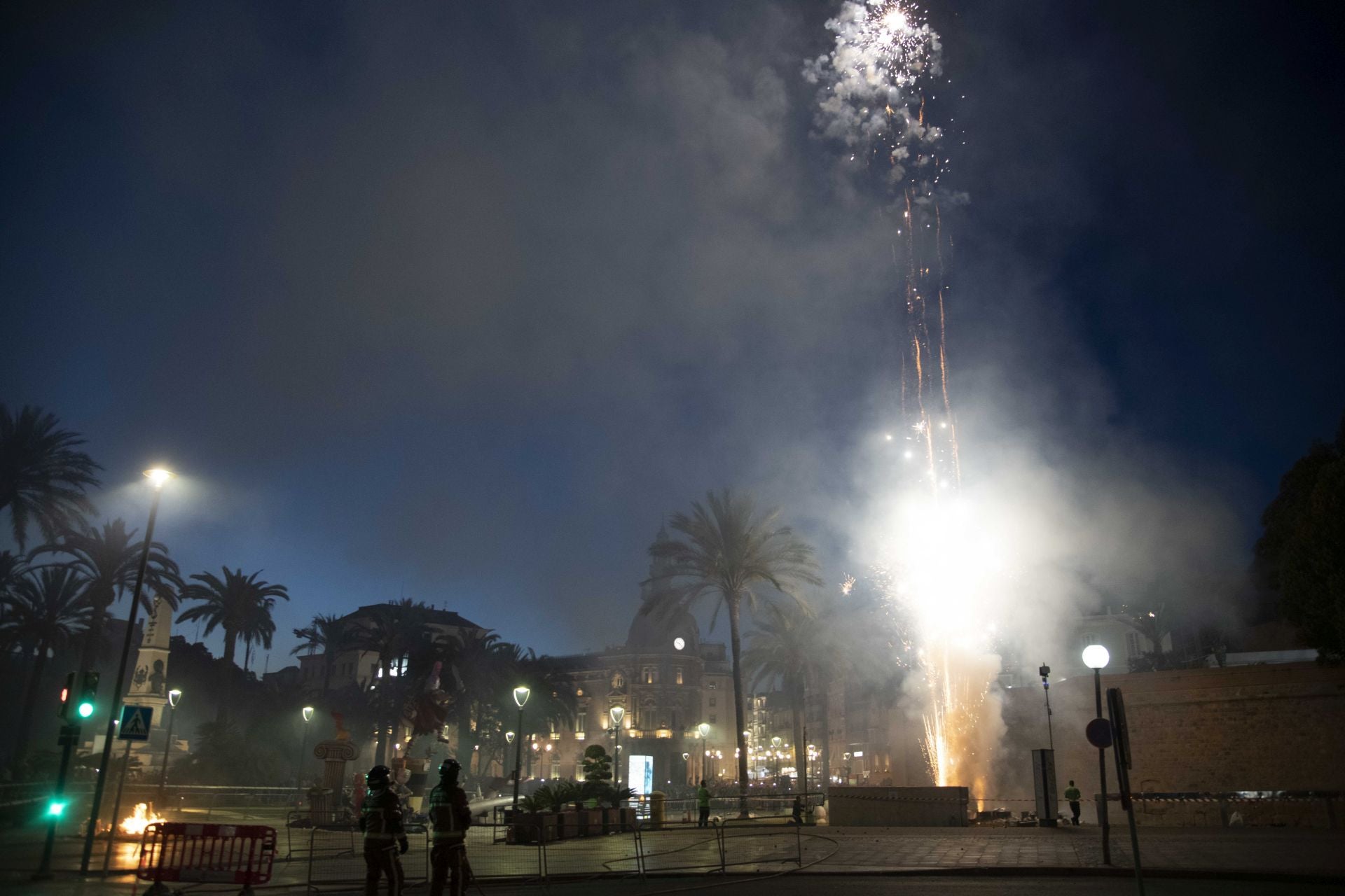 La despedida de las Fallas en Cartagena, en imágenes