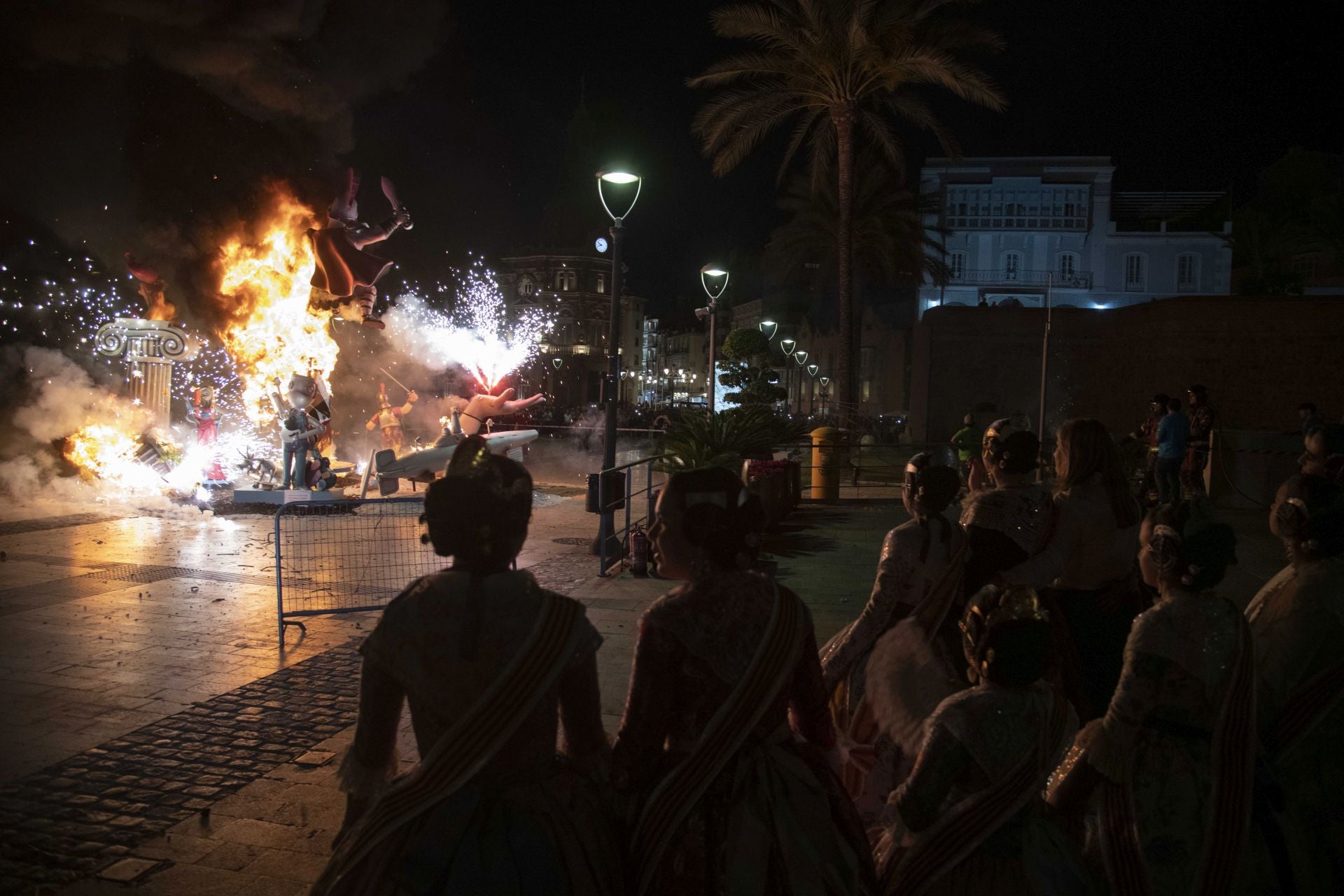 La despedida de las Fallas en Cartagena, en imágenes