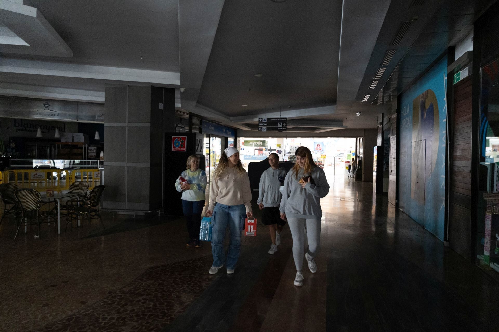 El apagón en Murcia, Cartagena y Lorca, en imágenes