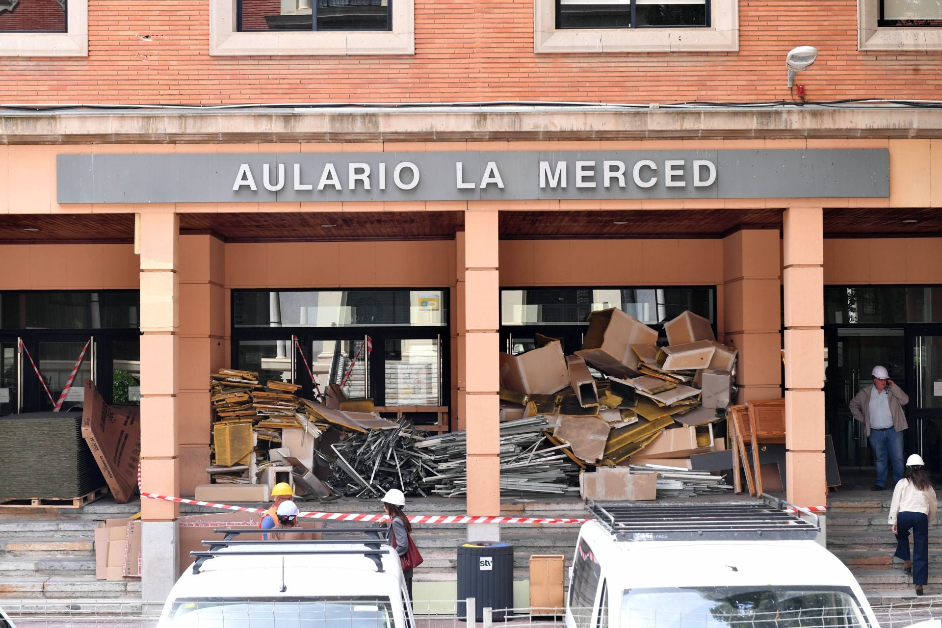 Las obras del aulario del campus de La Merced avanzan en los plazos previstos