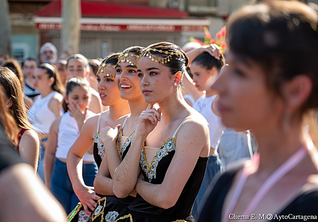 Celebración del Día de la Danza en Cartagena.