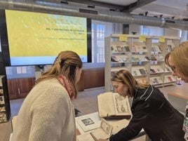 Exposición mil y una noches de lectura.