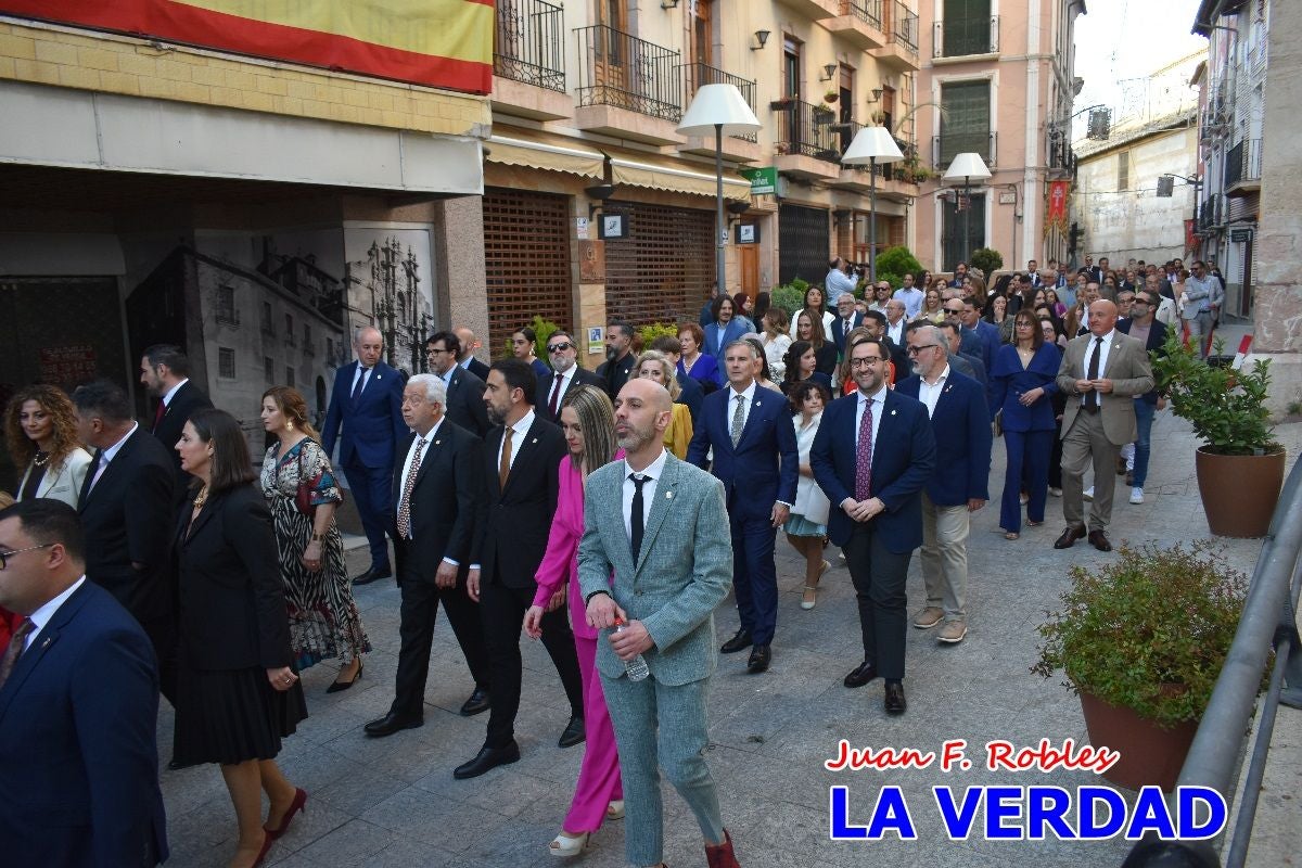 Imágenes del pasacalles previo al Pregón de Fiestas de Caravaca de la Cruz