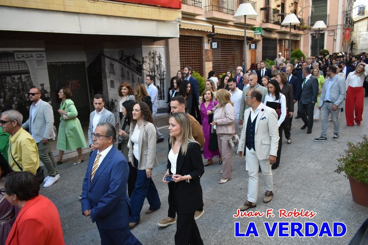 Imágenes del pasacalles previo al Pregón de Fiestas de Caravaca de la Cruz
