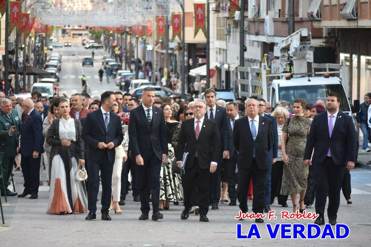 Imágenes del pasacalles previo al Pregón de Fiestas de Caravaca de la Cruz