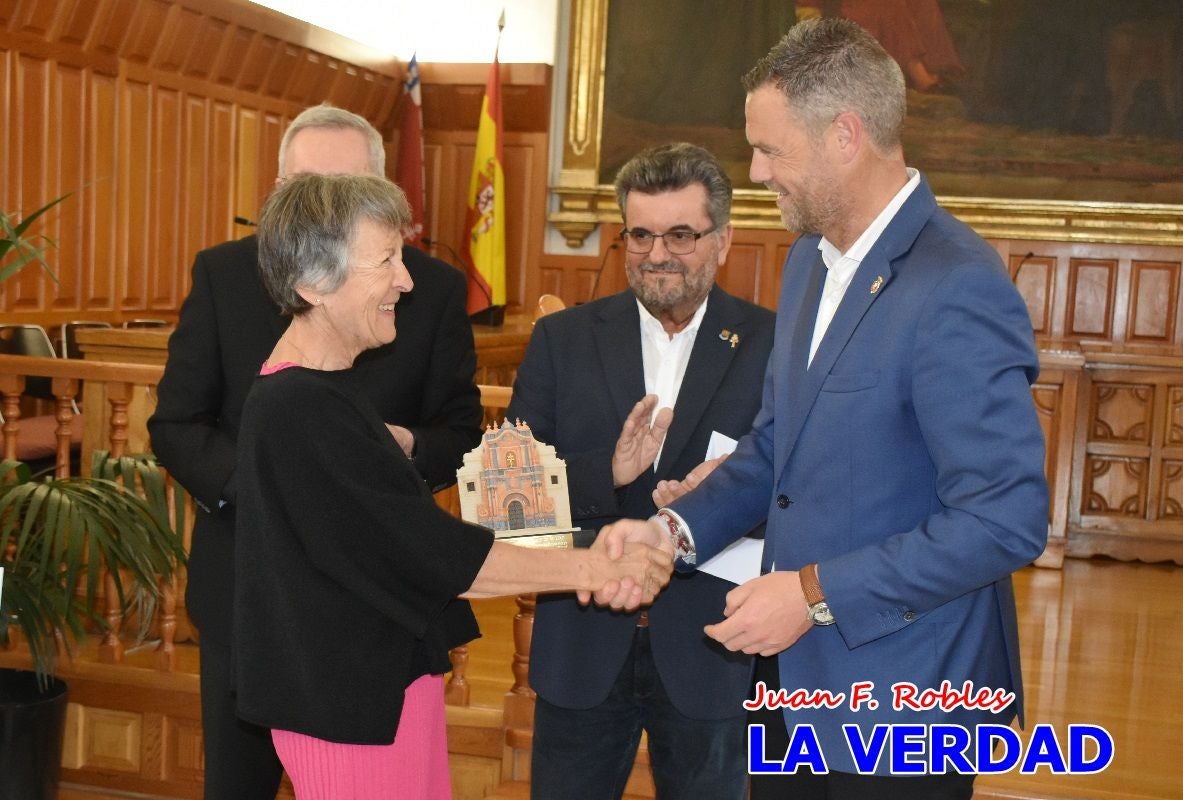 Recepción oficial al grupo de alemanes de Obertshausen en Caravaca de la Cruz