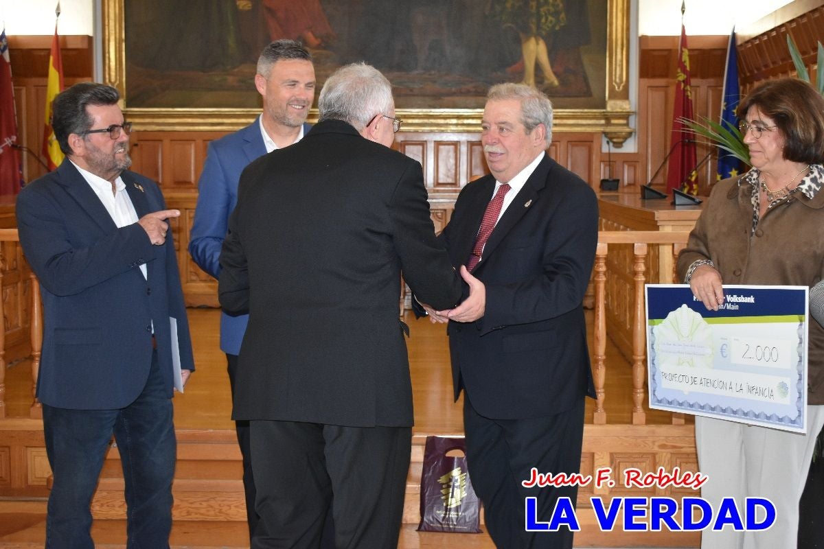 Recepción oficial al grupo de alemanes de Obertshausen en Caravaca de la Cruz