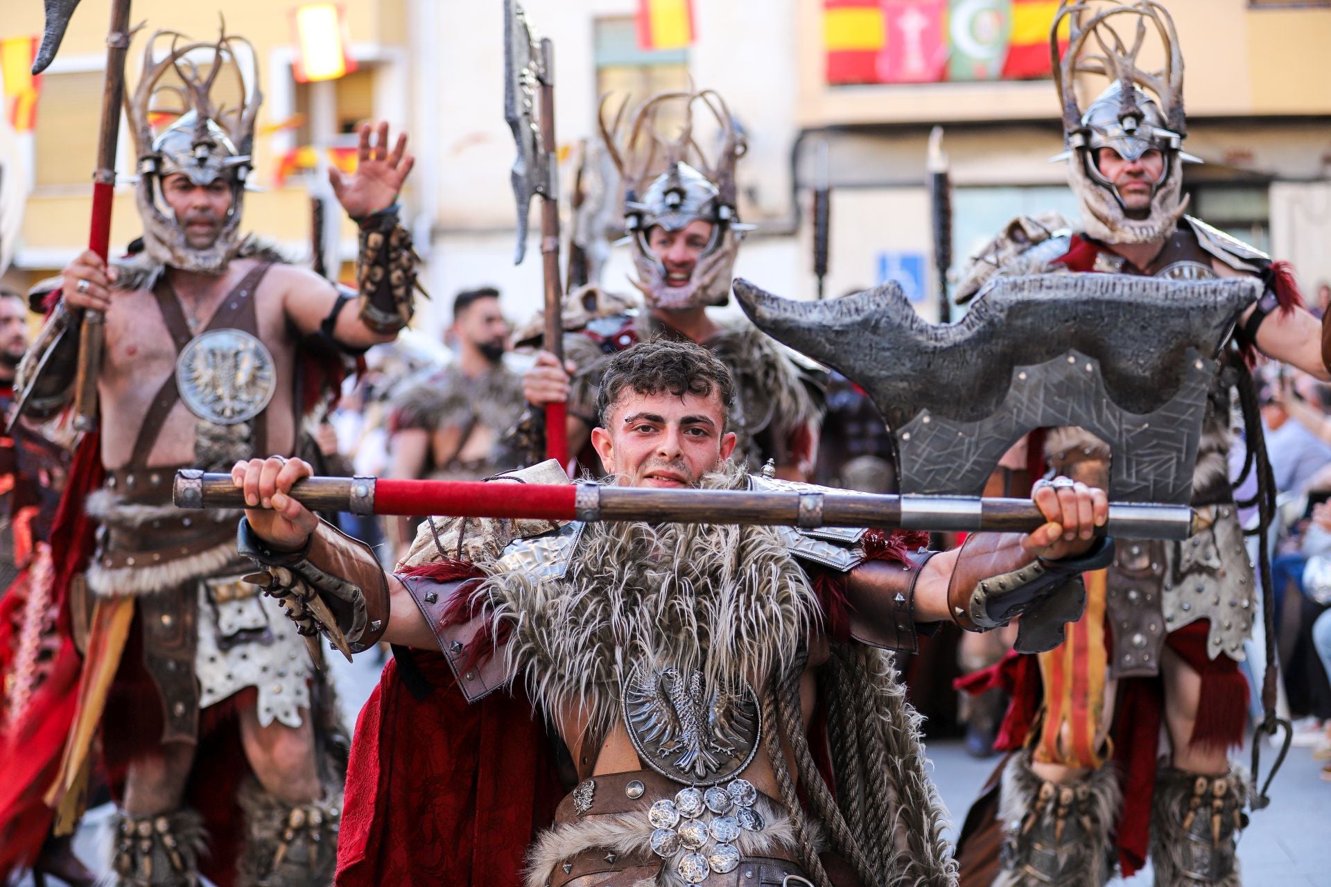 El desfile de Moros y Cristianos de Abanilla, en imágenes