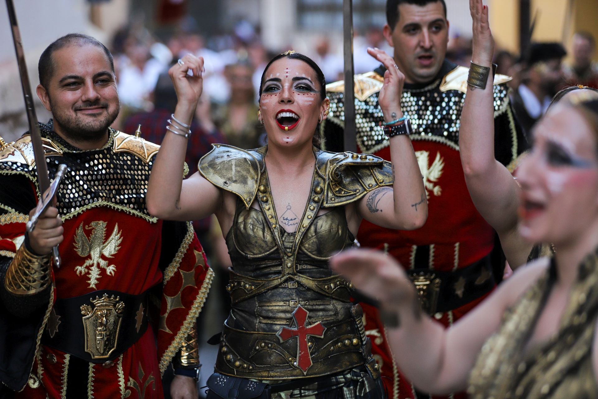 El desfile de Moros y Cristianos de Abanilla, en imágenes