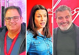 Joaquín Hernández, Carolina Gracia y Fran Maciá.