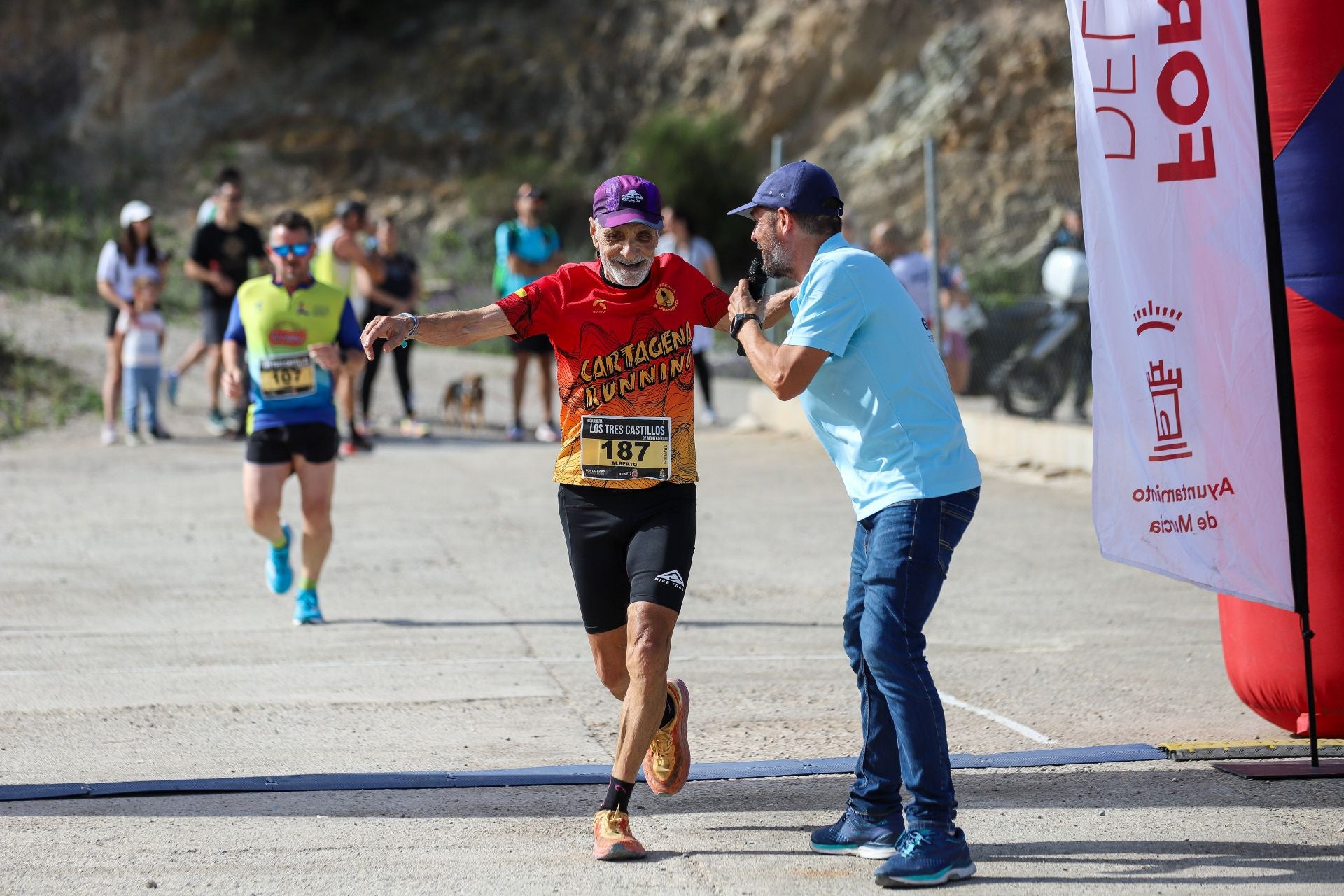 La carrera popular de Los Tres Castillos de Monteagudo, en imágenes