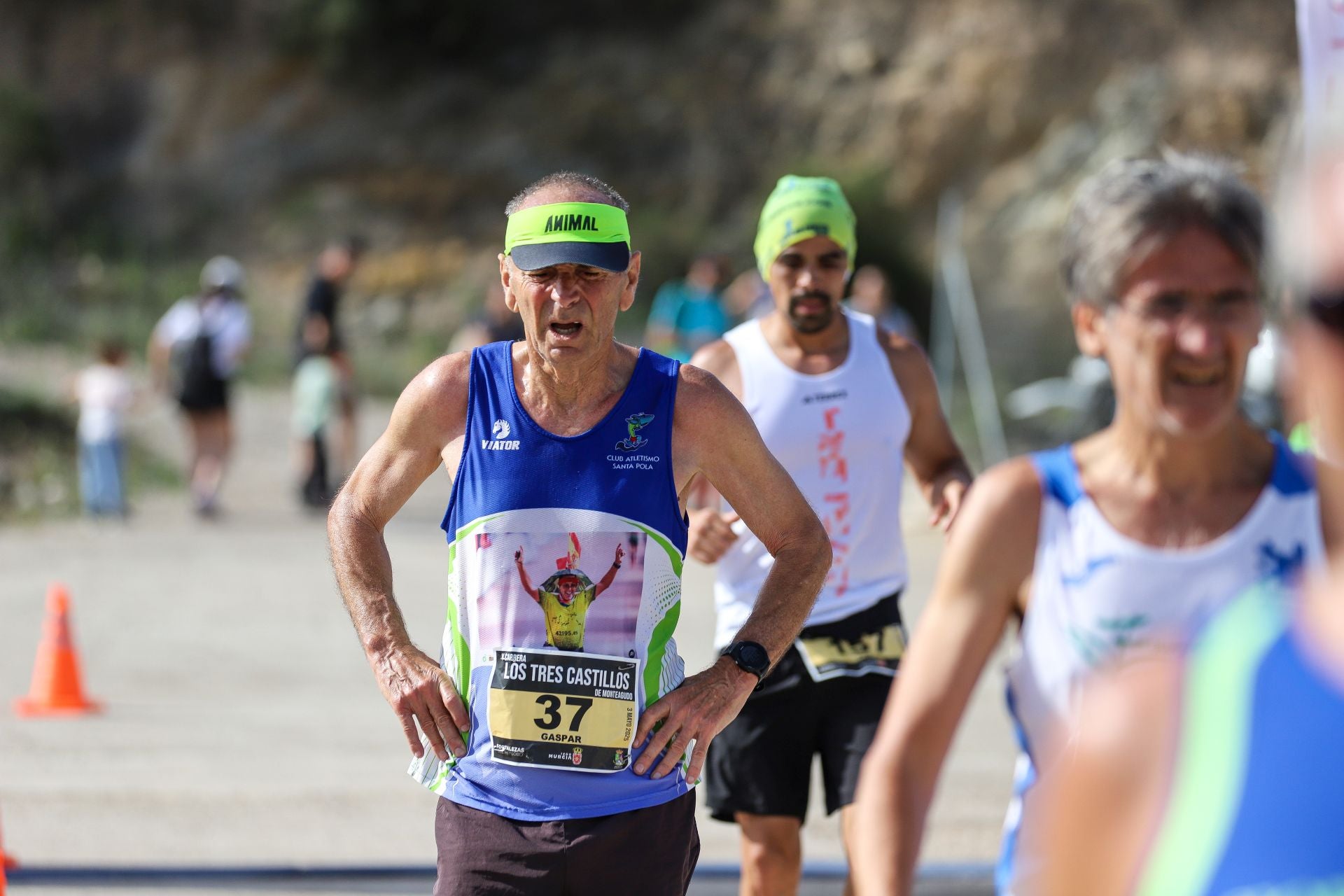 La carrera popular de Los Tres Castillos de Monteagudo, en imágenes