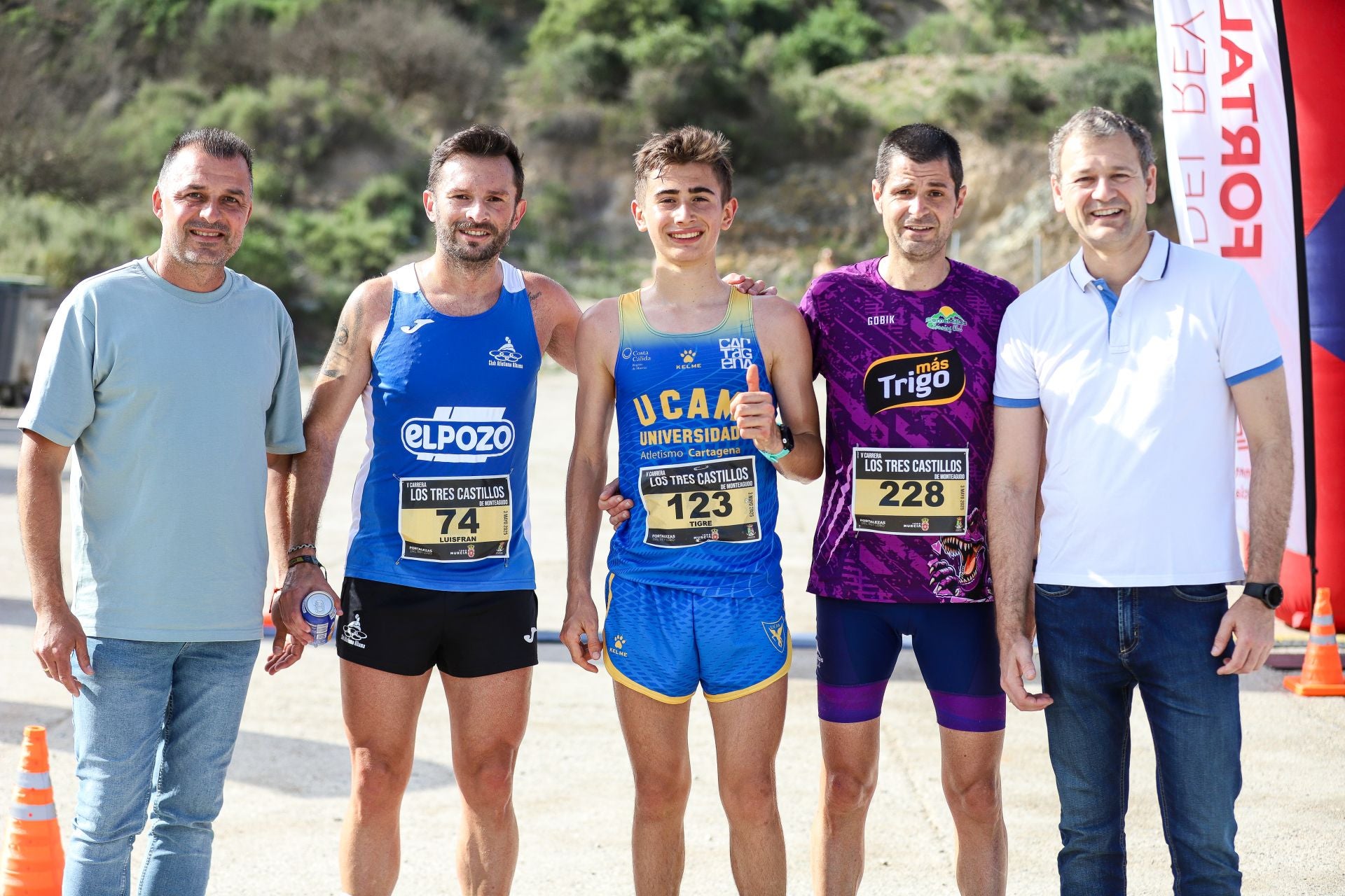 La carrera popular de Los Tres Castillos de Monteagudo, en imágenes
