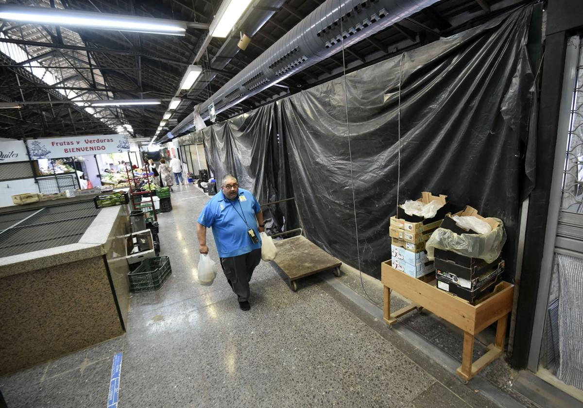 Las imágenes de las obras en el Mercado de Verónicas de Murcia | La Verdad