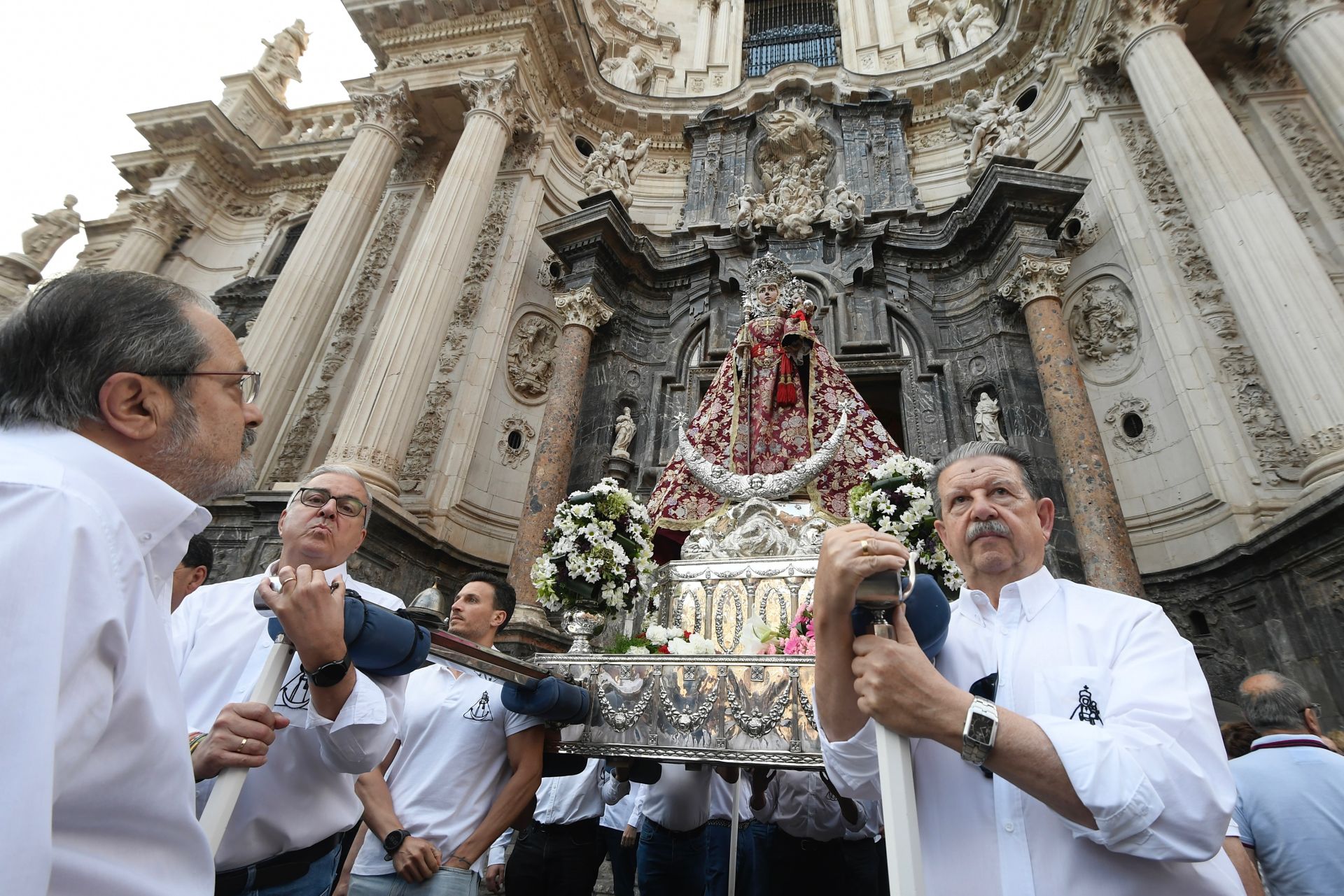 En imágenes, el regreso de la Fuensanta a su santuario tras las Fiestas de Primavera