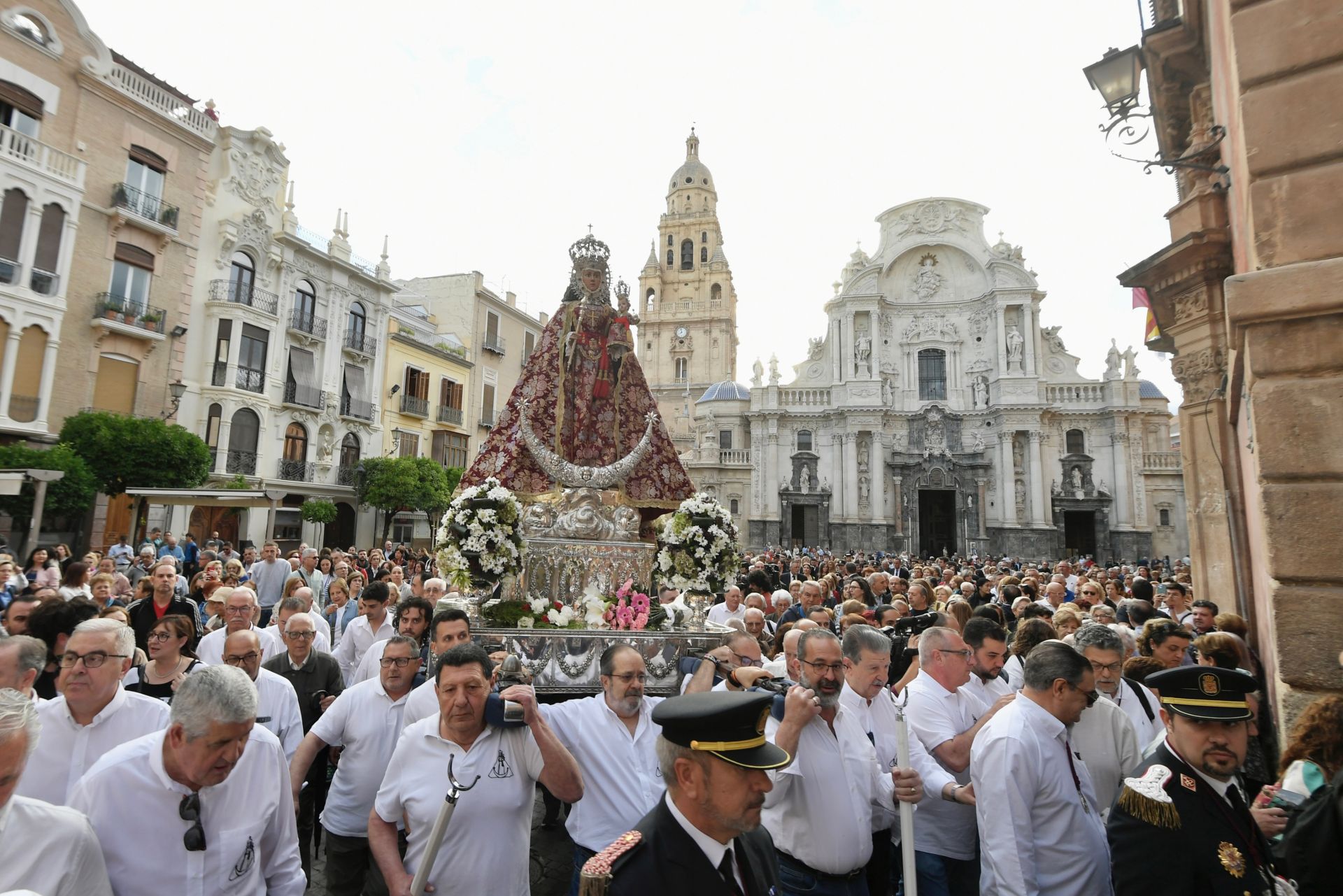 En imágenes, el regreso de la Fuensanta a su santuario tras las Fiestas de Primavera