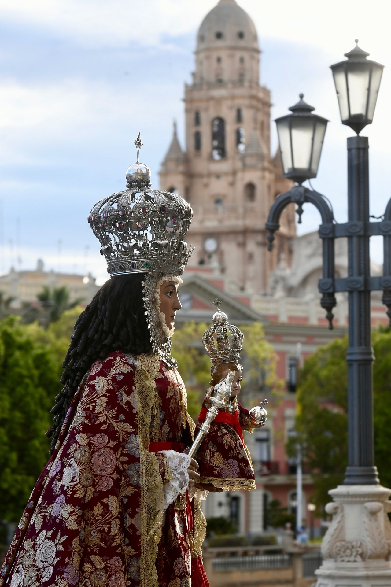 En imágenes, el regreso de la Fuensanta a su santuario tras las Fiestas de Primavera