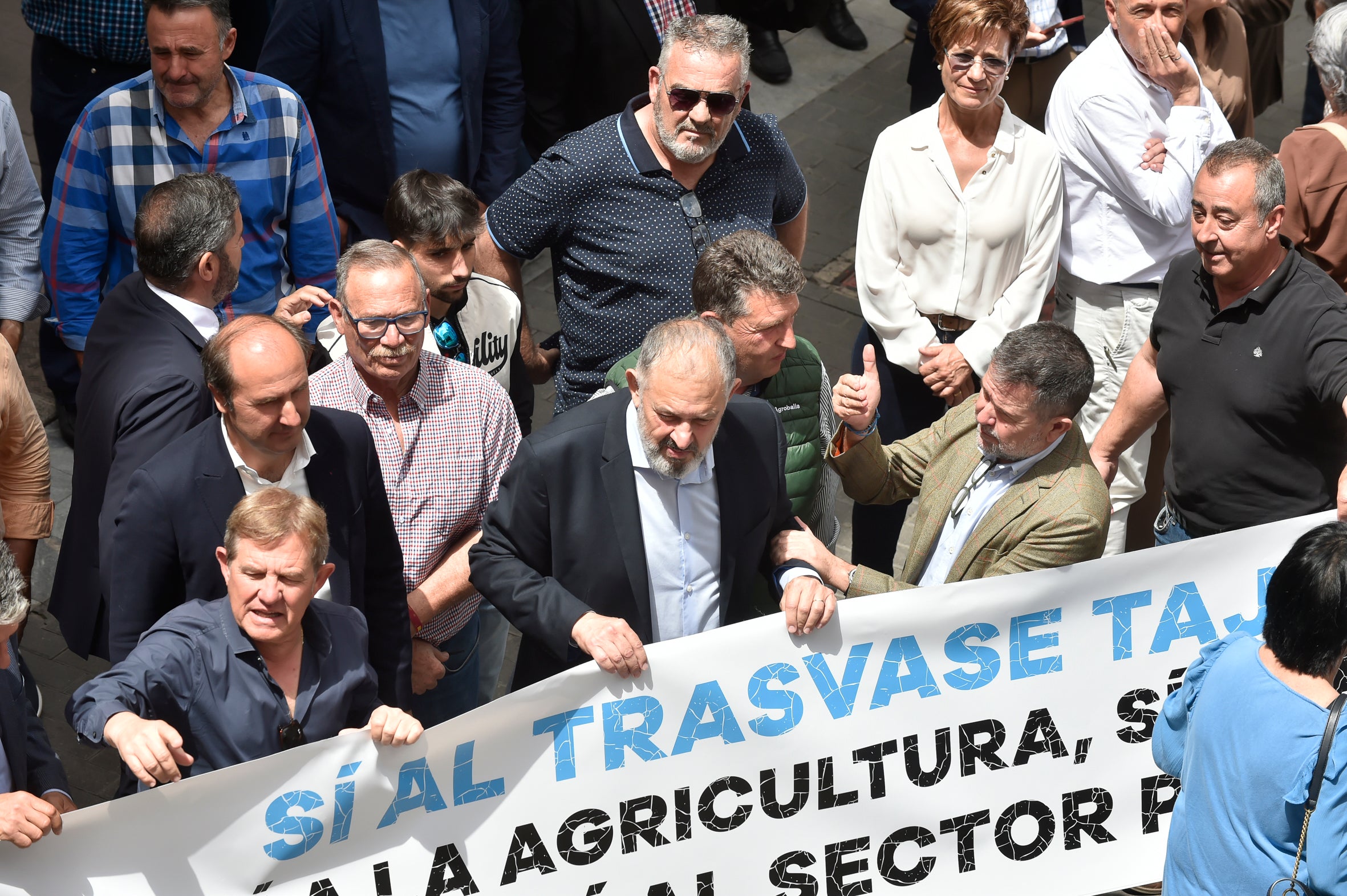 El primer acto en defensa del Trasvase Tajo-Segura, en imágenes