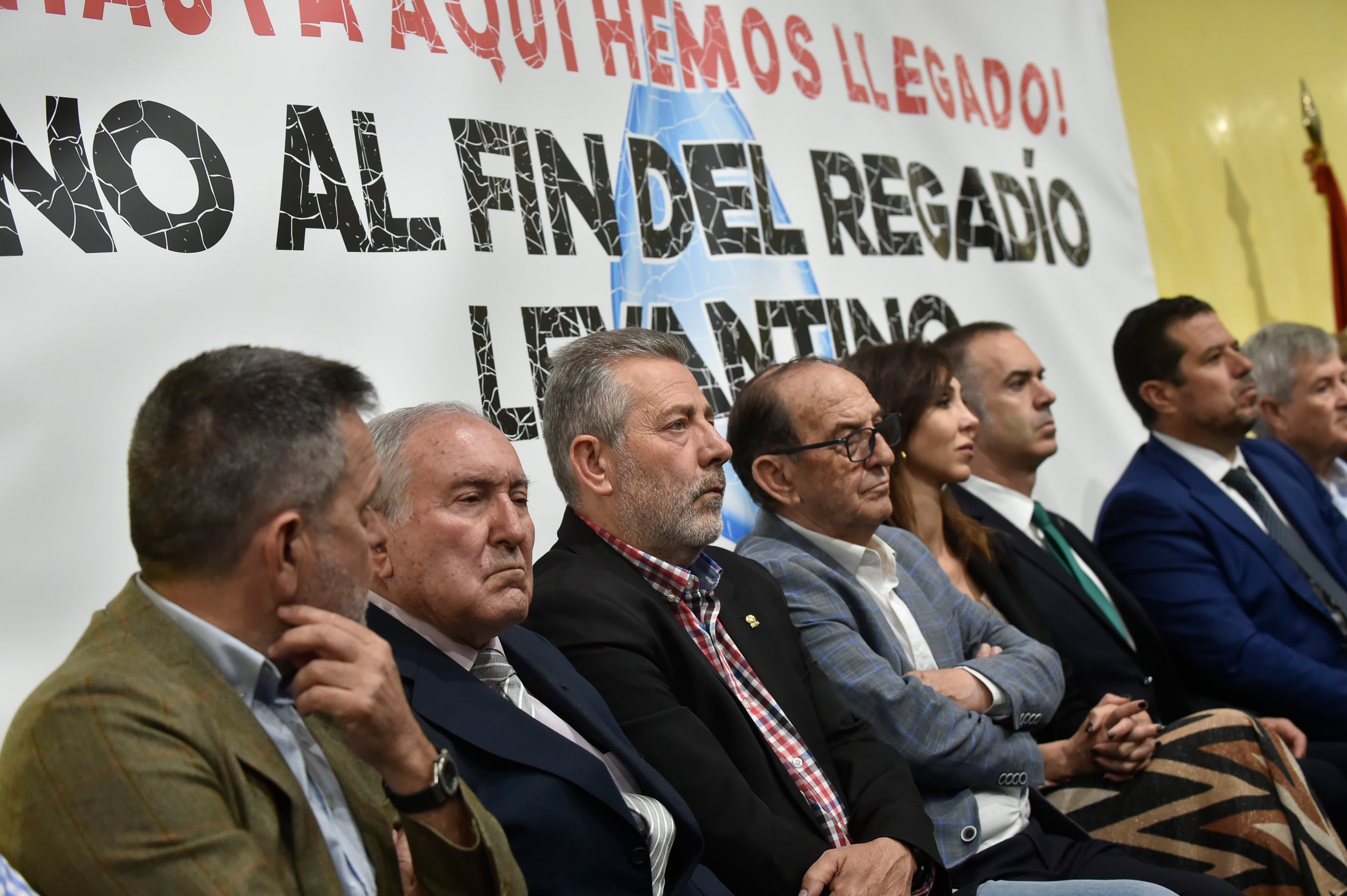 El primer acto en defensa del Trasvase Tajo-Segura, en imágenes