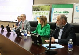 Jornada técnica en la Escuela de Agrónomos de la UPCT, este martes.