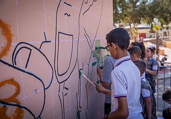 Alumnos del colegio Jesús María en una imagen de archivo.