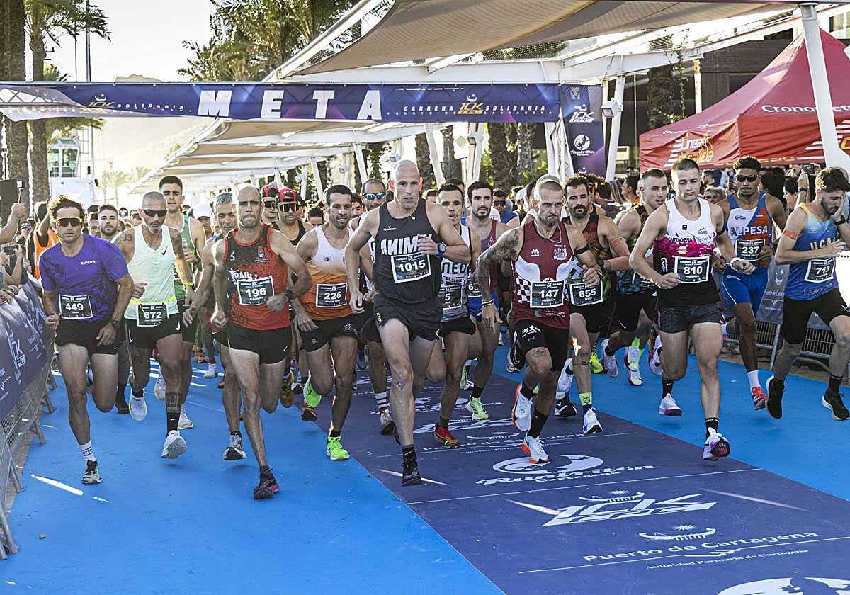 Imagen de archivo de una carrera en Cartagena.