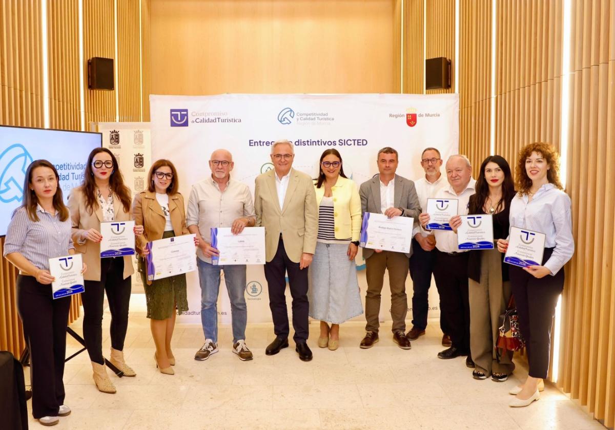 Premian la apuesta por la calidad turística de tres establecimientos de Torre Pacheco