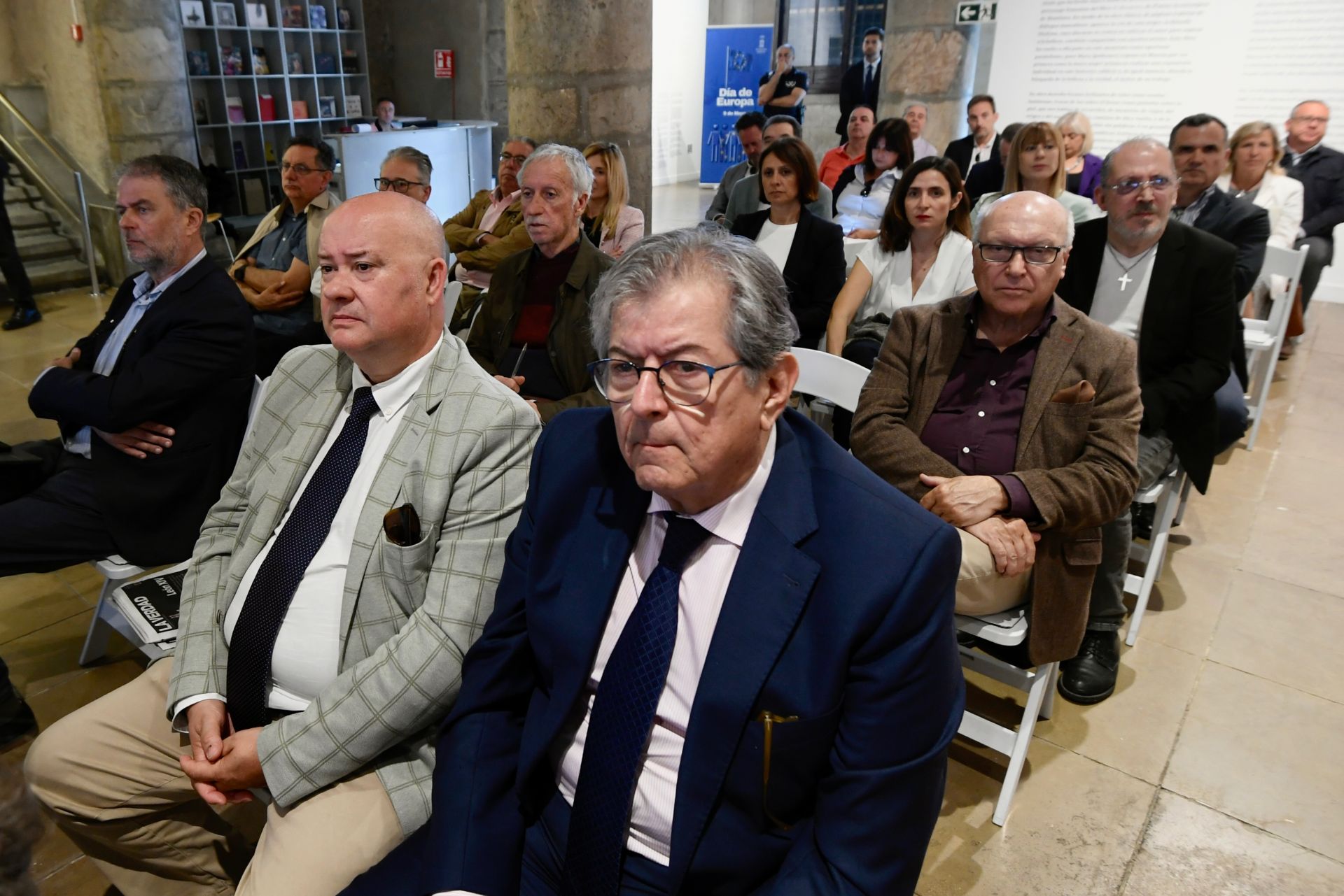 El foro &#039;Espacio Europa&#039; en el Palacio Almudí de Murcia, en imágenes