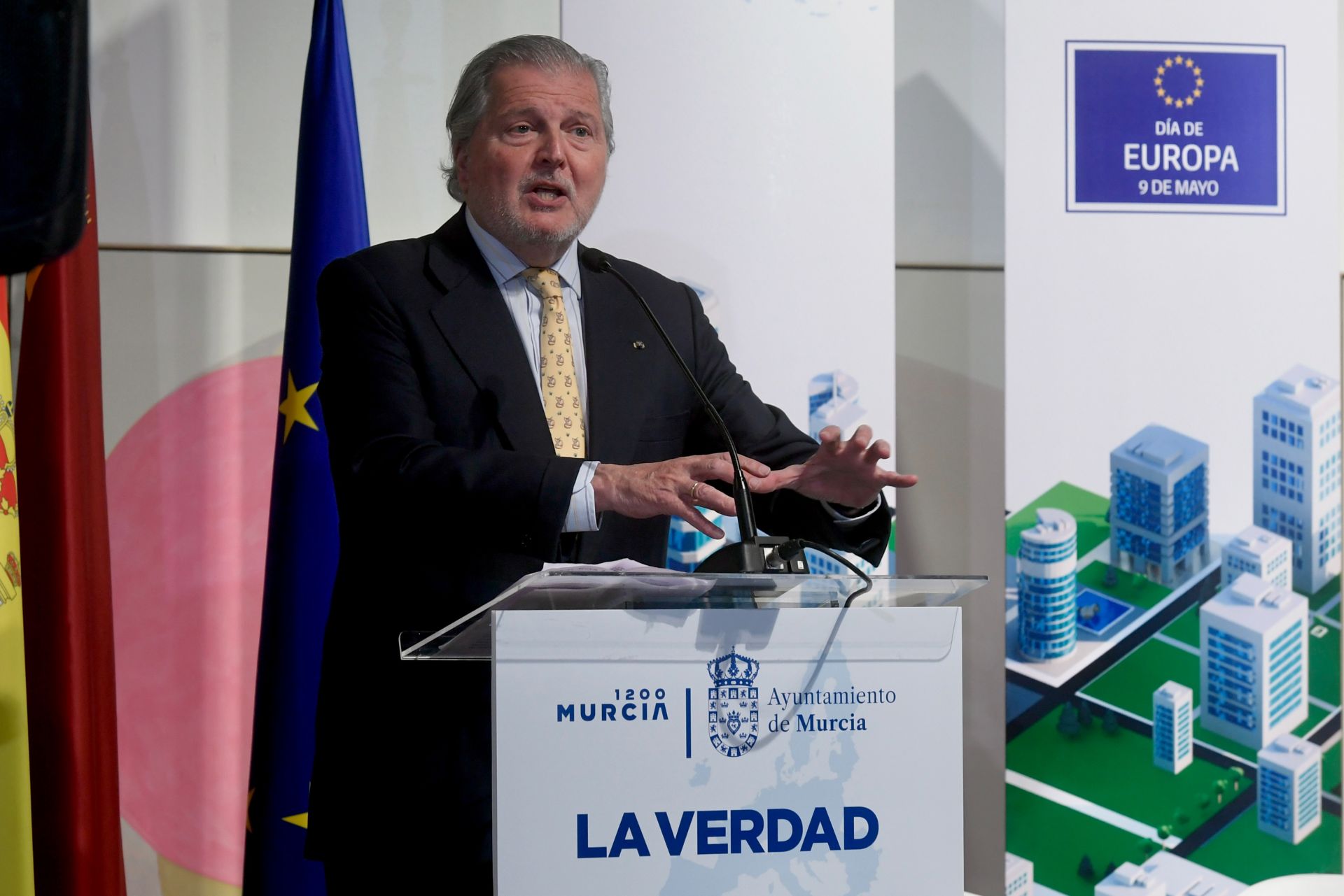 El foro &#039;Espacio Europa&#039; en el Palacio Almudí de Murcia, en imágenes