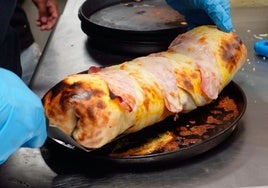 El kebab 'Bestia', el durum de casi dos kilos de Ottoman Grill.