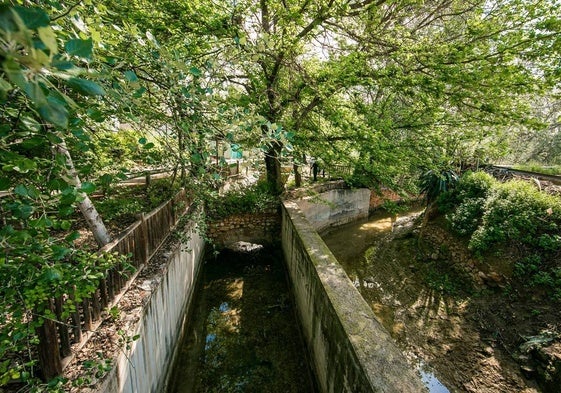 Paraje de la Boquera, donde nace la acequia Puxmarina.