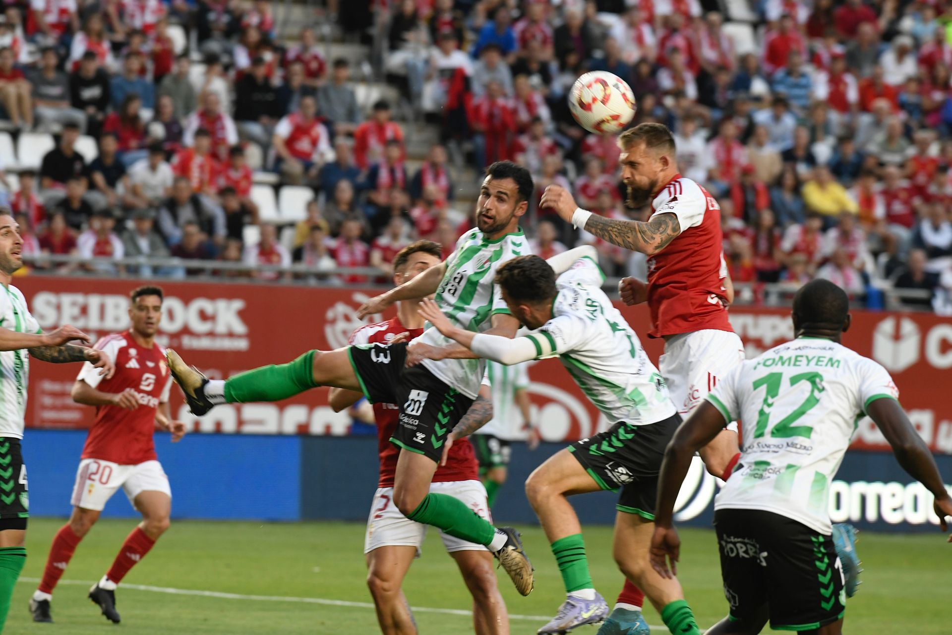El empate del Real Murcia contra el Antequera, en imágenes