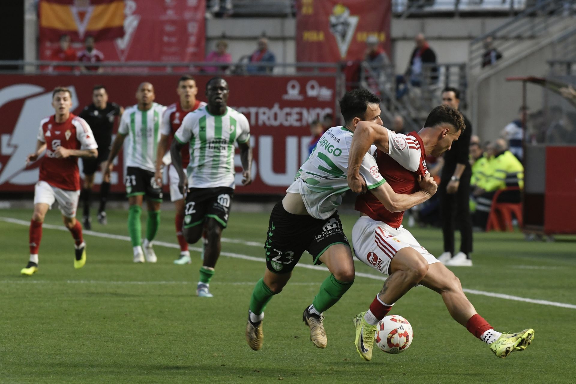 El empate del Real Murcia contra el Antequera, en imágenes