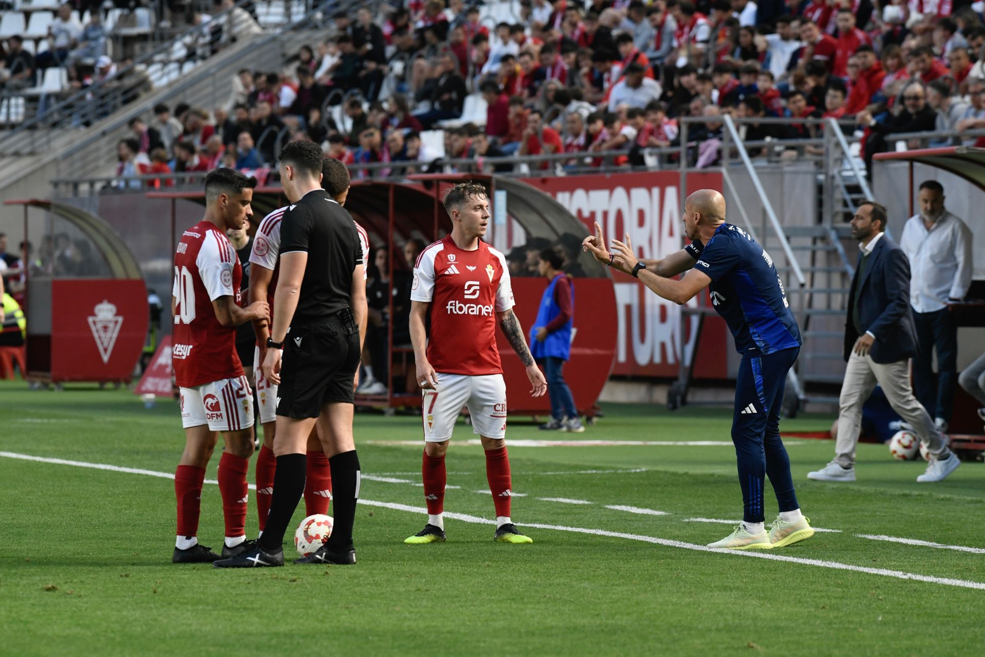 El empate del Real Murcia contra el Antequera, en imágenes