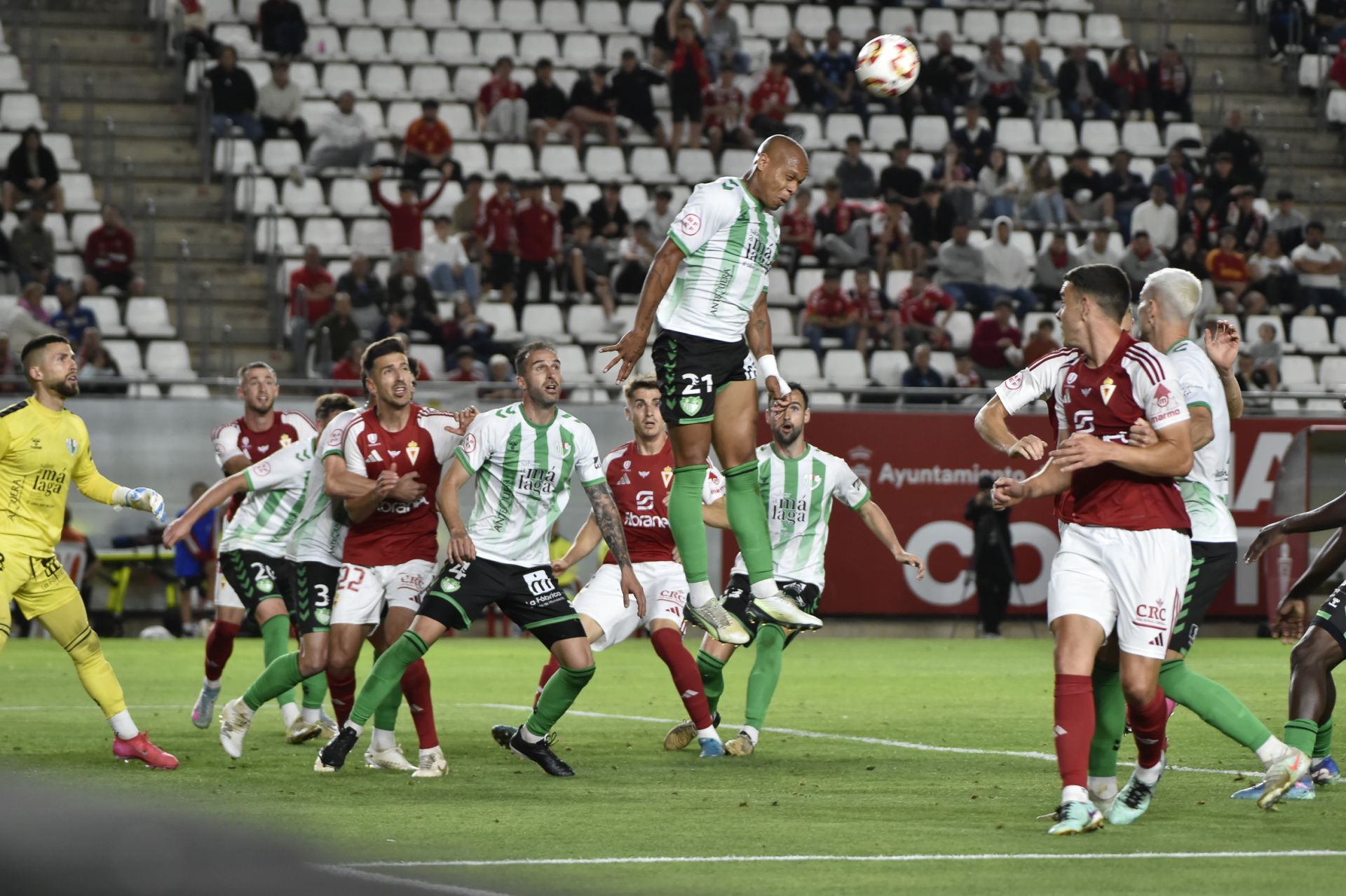 El empate del Real Murcia contra el Antequera, en imágenes