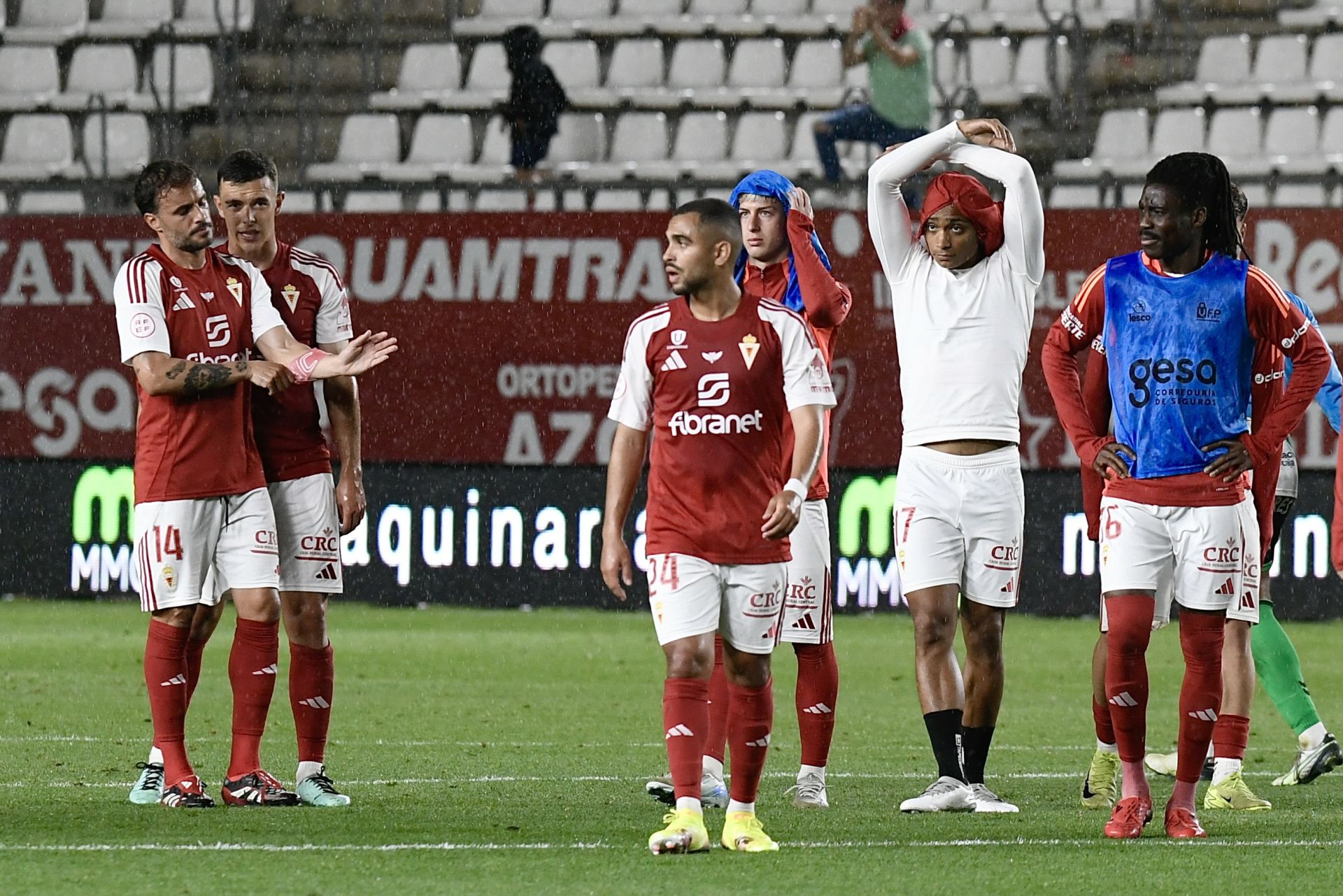 El empate del Real Murcia contra el Antequera, en imágenes