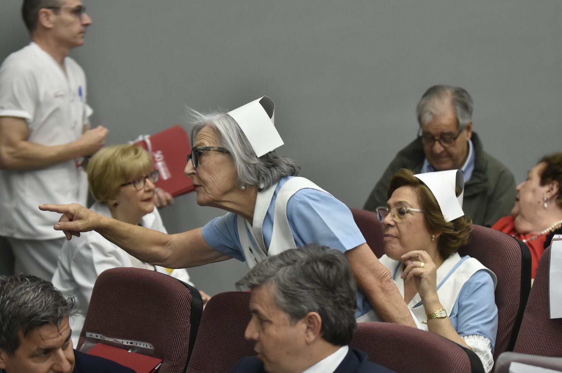 En imágenes, el homenaje a los trabajadores de La Arrixaca por su 50 aniversario