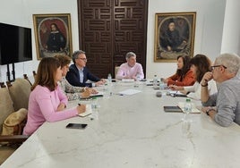 Reunión del Ayuntamiento y la Conselleria de Cultura.