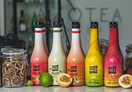 Algunos de los productos de coctelería que comercializa la marca murciana.