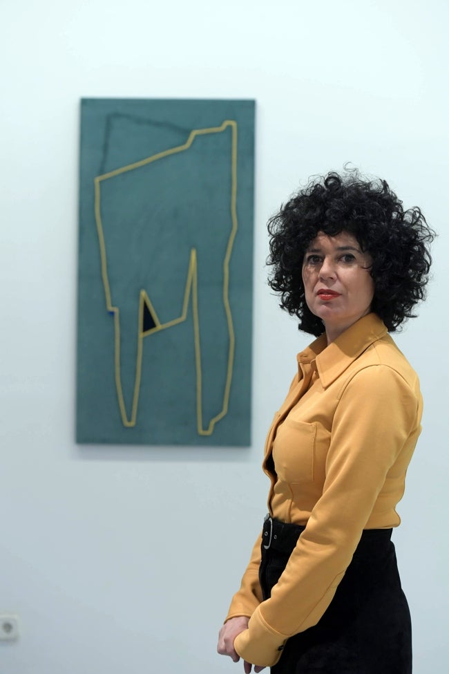 Sonia Navarro (Puerto Lumbreras, 1975), en una exposición en T20.