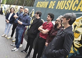 El mural del Fortaleza Sound en homenaje a los músicos de la Región, en imágenes