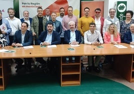 Representantes del movimiento municipalista en Torre Pacheco.