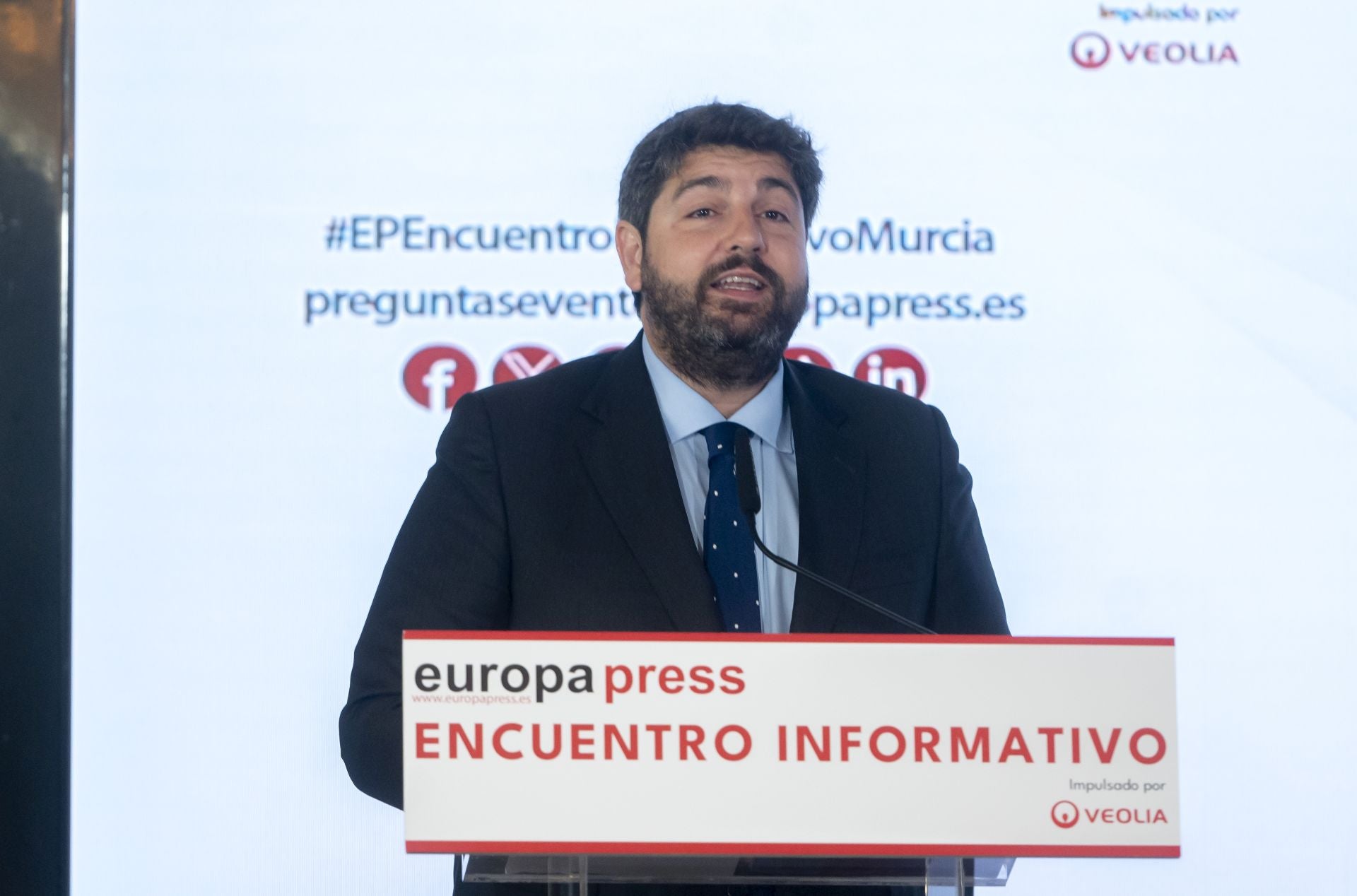 Las imágenes de Noelia Arroyo en el encuentro informativo de Europa Press celebrado en Madrid